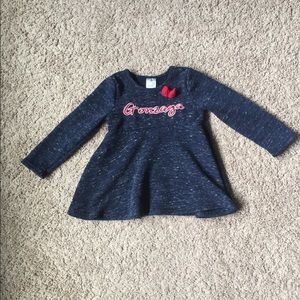 Gonzaga University Long Sleeve Infant Dress